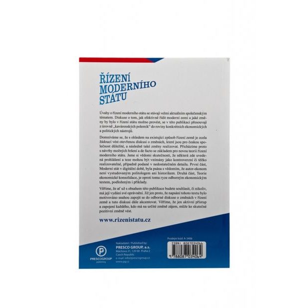 Řízení moderního státu, kniha 155 x 210 mm Baagl