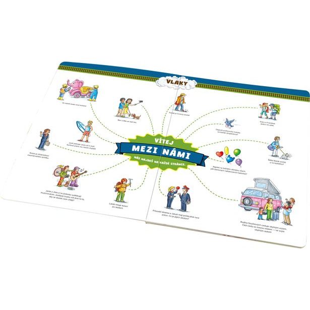 Velká knížka VLAKY pro malé vypravěče Baagl