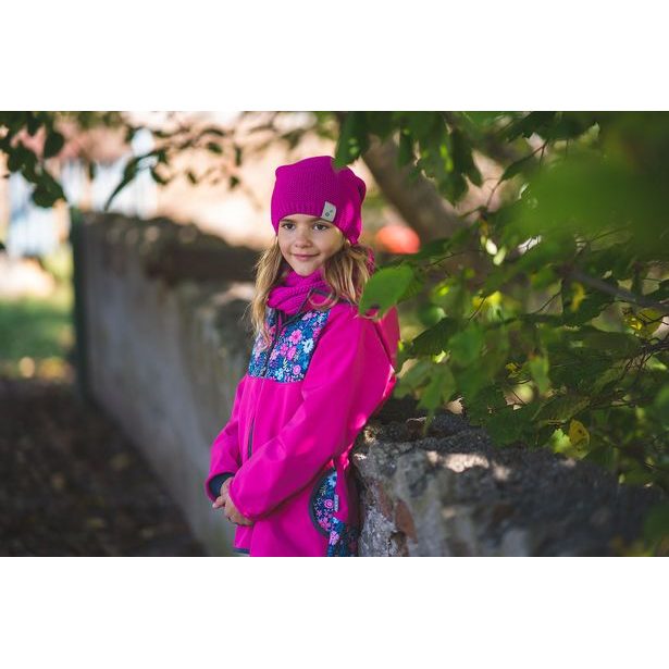 Unuo, Dětská čepice pletená, Fuchsiová