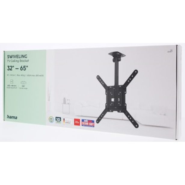 Hama stropní držák TV, 400x400, sklopný, otočný