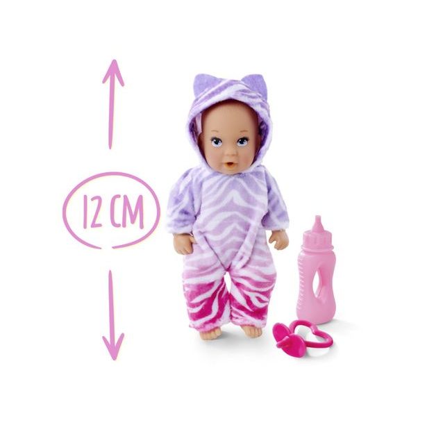 NBB Mini Panenka Onesie Fun 12 cm, 2 druhy