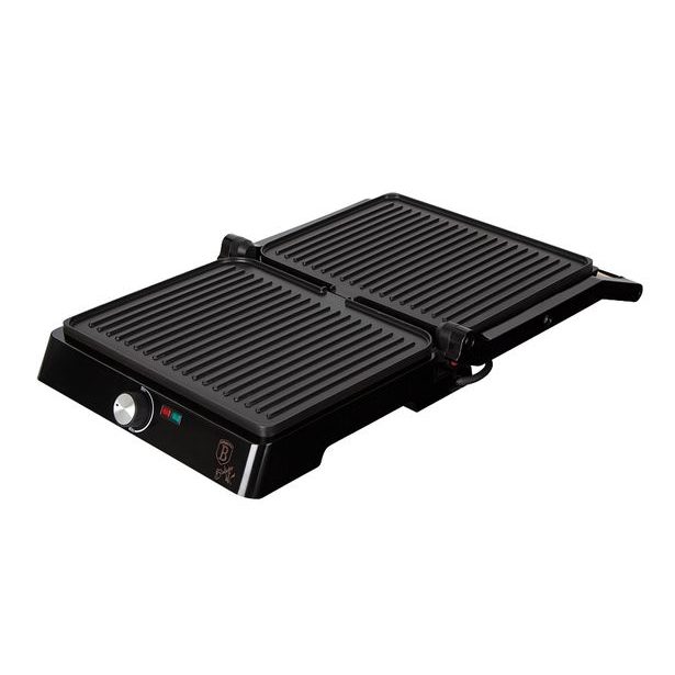 BERLINGERHAUS Kontaktní gril s nepřilnavým povrchem 2000 W Royal Black Collection BH-9136