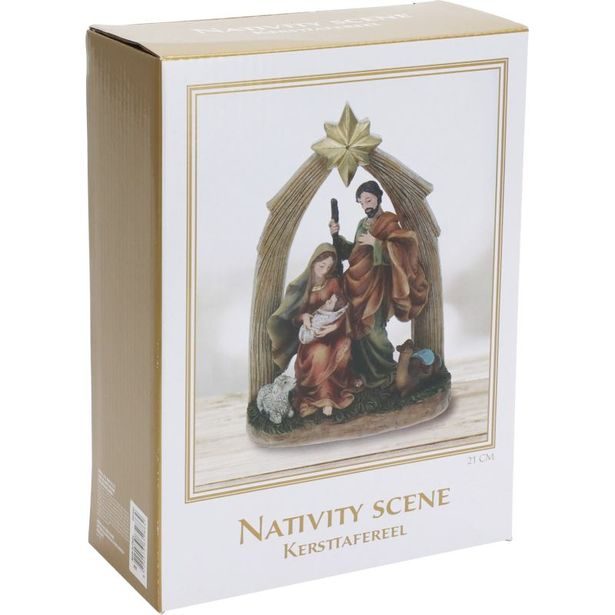HOMESTYLING Betlém Vánoční dekorace 21 cm KO-AAA756750hvez