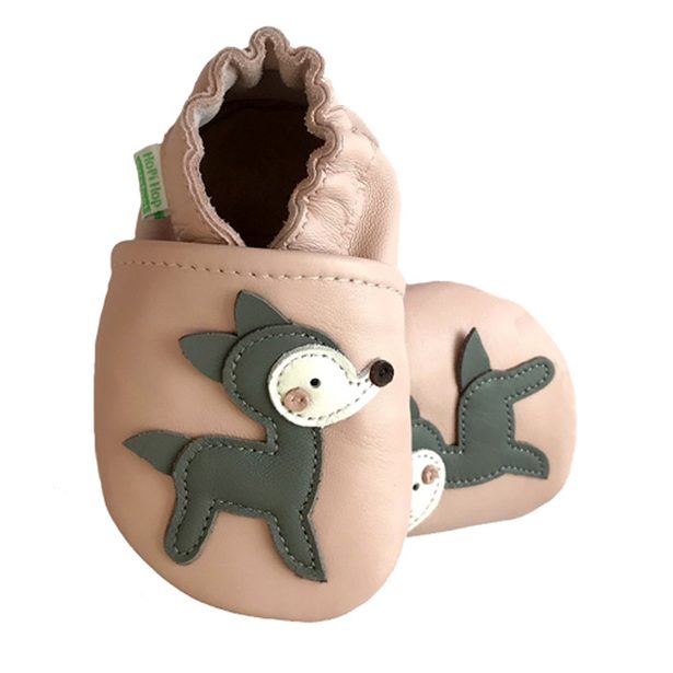 Hopi Hop Barefoot kožené capáčky - srnka
