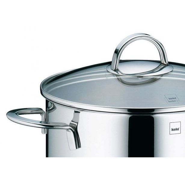 KELA Kastrol nerez se skleněnou poklicí 2,45 l CAILIN KL-10956