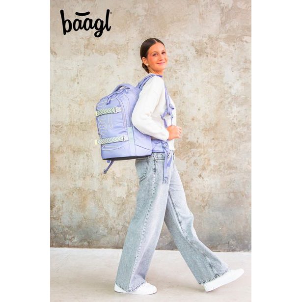 BAAGL SET 3 Skate Max Mishmash: batoh, penál, sáček GRS
