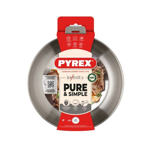 Pyrex PÁNEV INFINITY 24CM PYREX NEREZ ODNÍMAT.RUKOJET