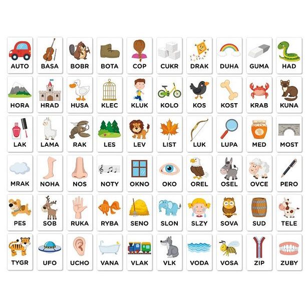 WOODY Poskládej slova