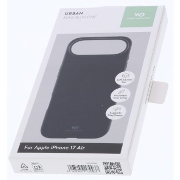 White Diamonds Mag Urban Case, kryt pro Apple iPhone Air, magnetický, černý