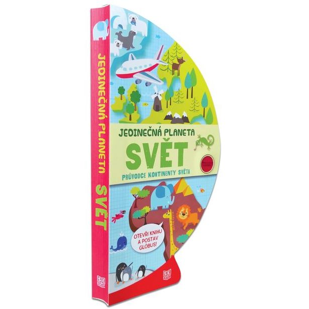 Knížka rozkládací globus - SVĚT