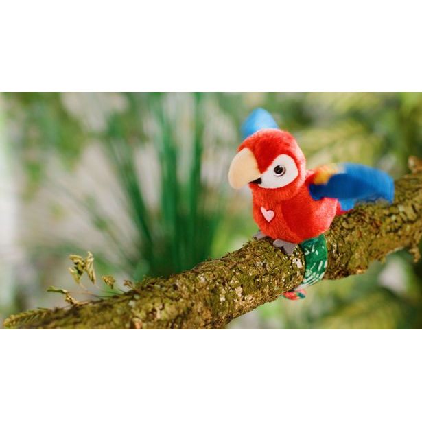 STEPPOS Happy Yappers Papoušek - červený