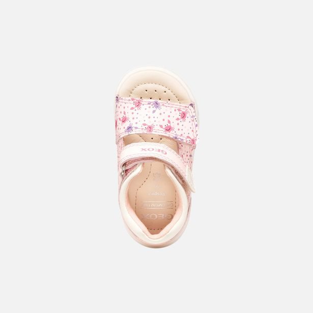 Růžové dívčí sandály pro první krůčky Geox Sandal Zapito