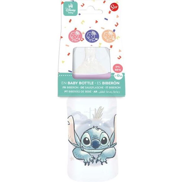 STOR LÁHEV KOJENECKÁ STITCH 240ML, ANTIKOLIKOVÝ SYSTÉM