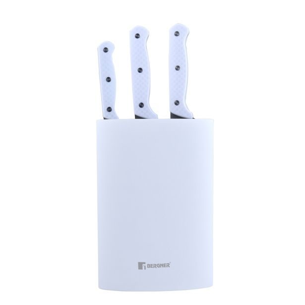 BERGNER Sada nožů v bloku 3 ks NATURALLY BG-39245-WH