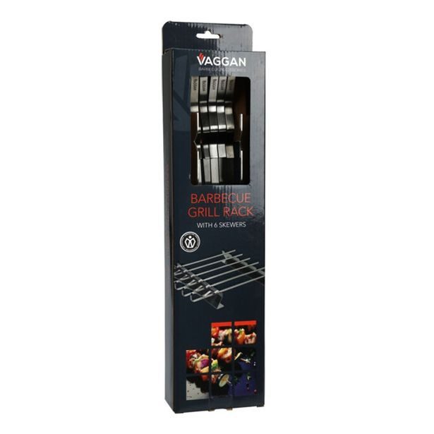 PROGARDEN Grilovací stojan se špízy 6 ks KO-C83501030