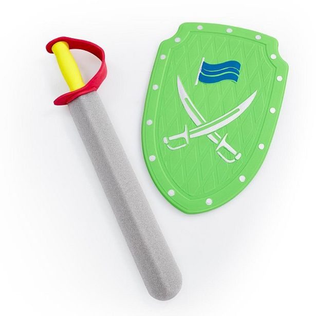 Rytířský meč se štítem, pěnový