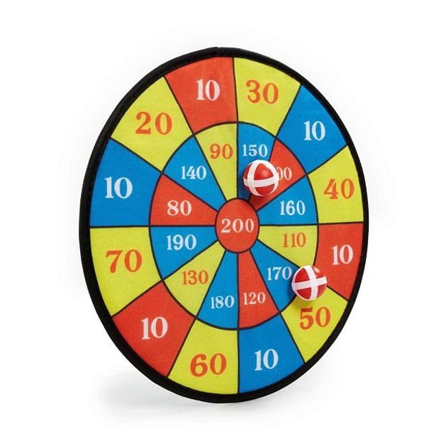 Terč na suchý zip s míčky