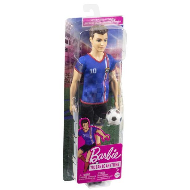 BRB FOTBALOVÁ PANENKA - KEN V MODRÉM DRESU