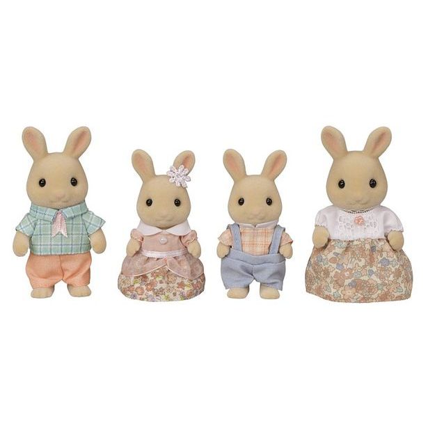Sylvanian family Rodina mléčných králíků, nová