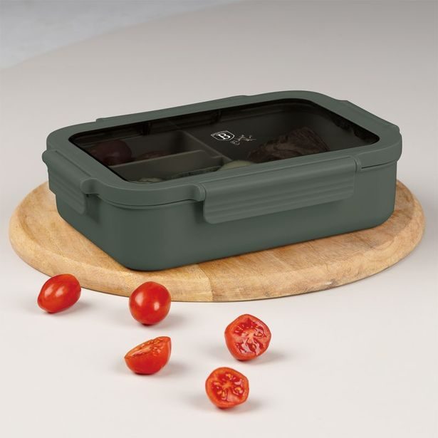 BERLINGERHAUS Svačinový box 24 x 18 cm Matte Green Collection BH-8922