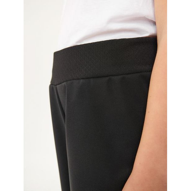 Unuo Dětské softshellové kalhoty bez zateplení pružné Sporty, Černá