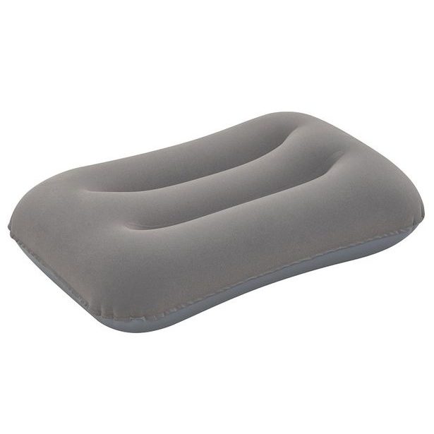 Semišový nafukovací polštář - mix 2 barvy, 42x26x10cm