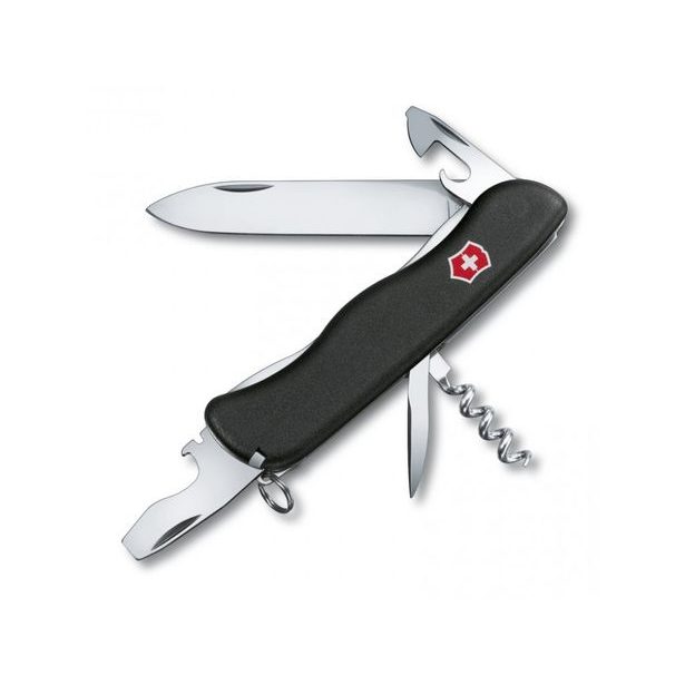 nůž 11-funkcí PICKNICKER černý, 111mm, VICTORINOX