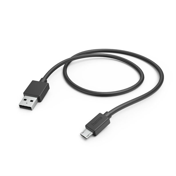 Hama micro USB 2.0 kabel, 1 m, černý