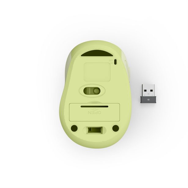 Hama bezdrátová optická myš WM-400, tichá, zelená