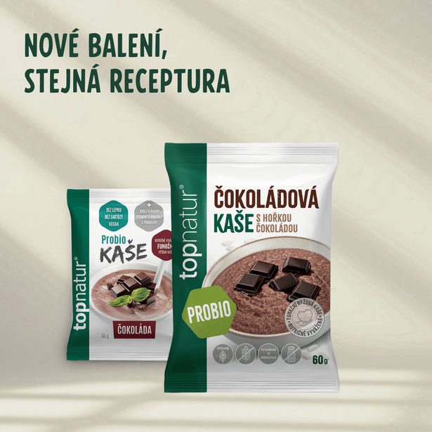 TOPNATUR PROBIO kaše čokoláda 60g