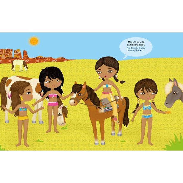 Šaty pre APONI – Kniha samolepiek Baagl