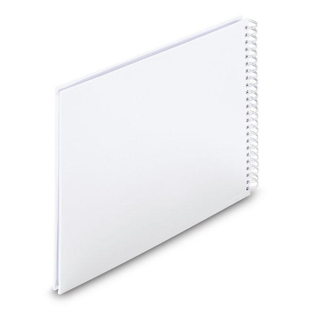 Hama album klasické spirálové FINE ART 36x32 cm, 50 stran, bílá, bílé listy