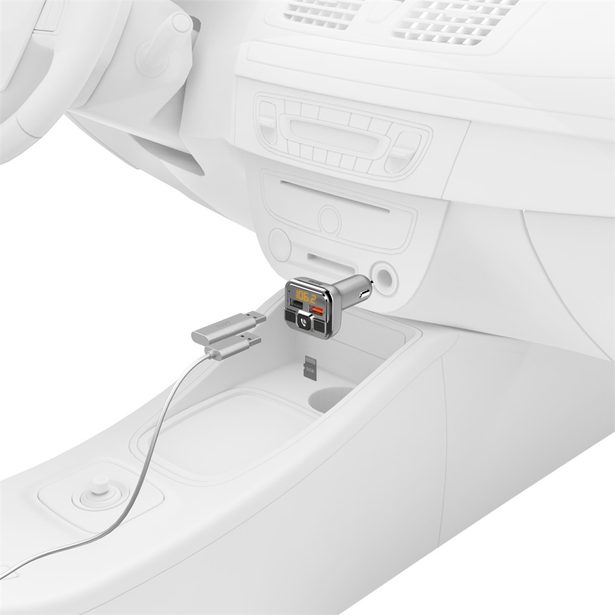Hama FM transmitter s Bluetooth a funkcí handsfree