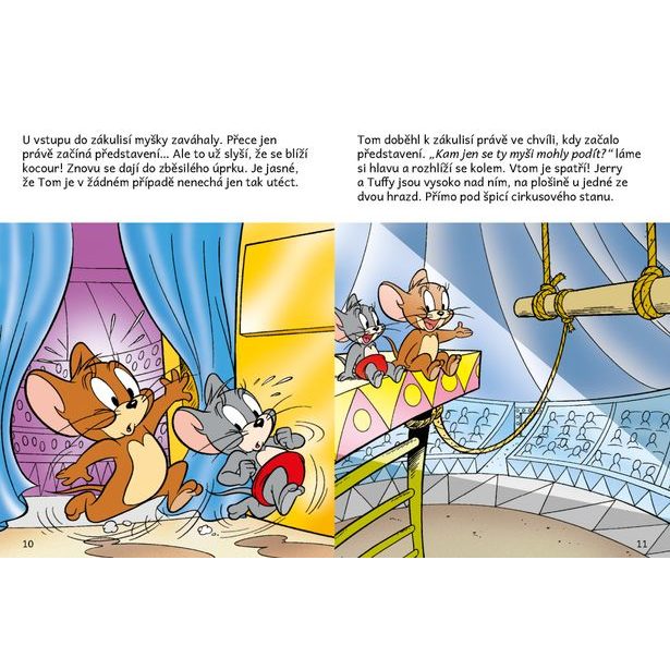 VELKÉ CIRKUSOVÉ DOBRODRUŽSTVÍ – Tom a Jerry v obrázkovém příběhu Baagl