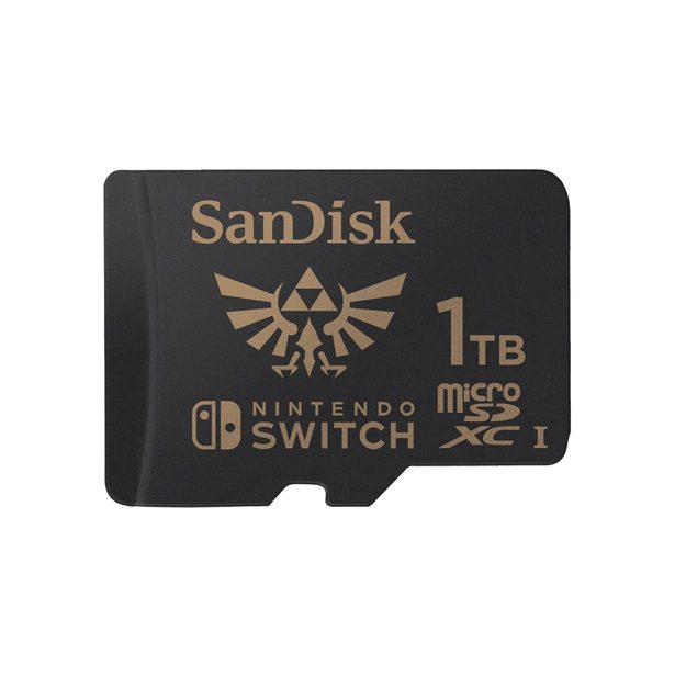 SanDisk Nintendo Switch micro SDXC, Zelda Edition 1 TB 100 MB/s A1 C10 V30 UHS-1 U4