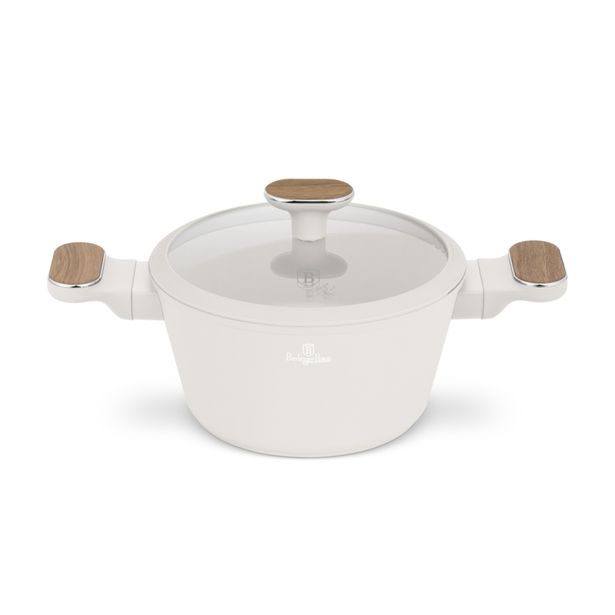 BERLINGERHAUS Kastrol s titanovým povrchem a poklicí 20 cm Sahara Nordic Collection BH-8319