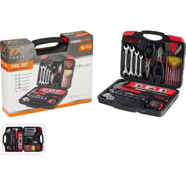 FX TOOLS Sada nářadí 52 ks v kufříku KO-R03000310