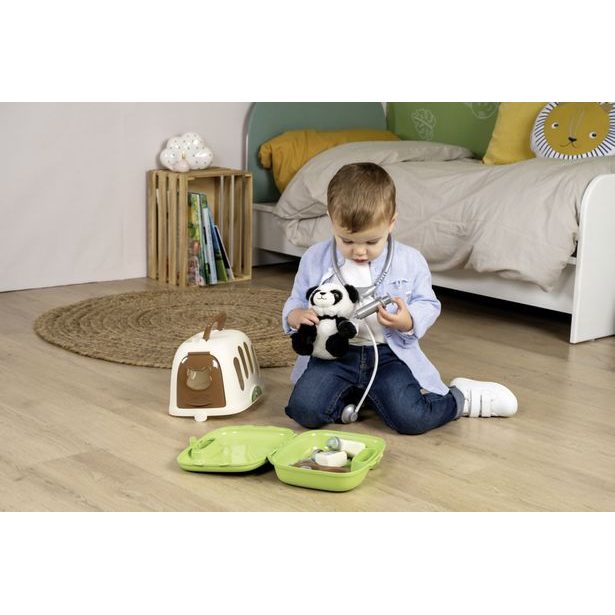 Veterinární výbava s pandou a přepravním boxem 2v1