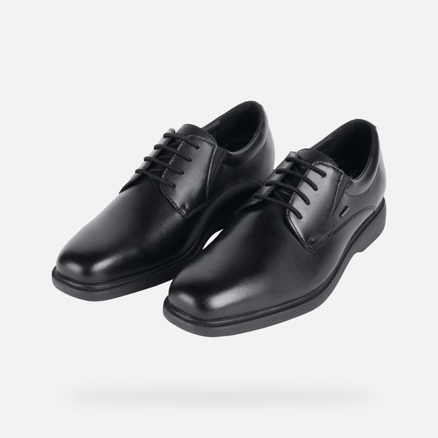Černá pánská společenská obuv Geox Brayden 2fit