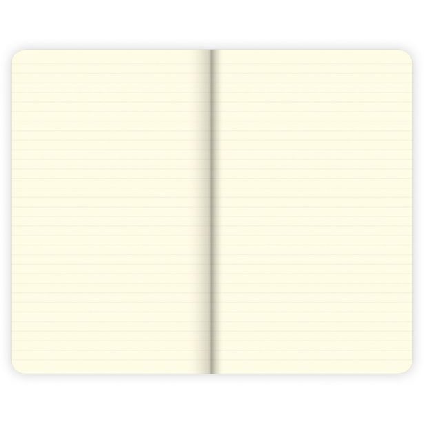 Notes Teribear, černý, linkovaný, 9 x 13 cm Baagl