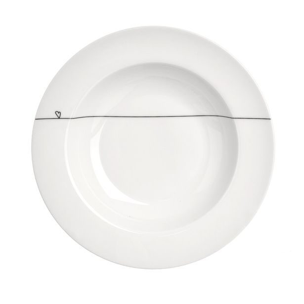 Hluboký talíř SRDÍČKA pr. 22 cm