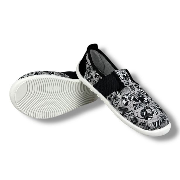 Chlapecká BAREFOOT domácí obuv Befado Softer 901X024 - šedé, play