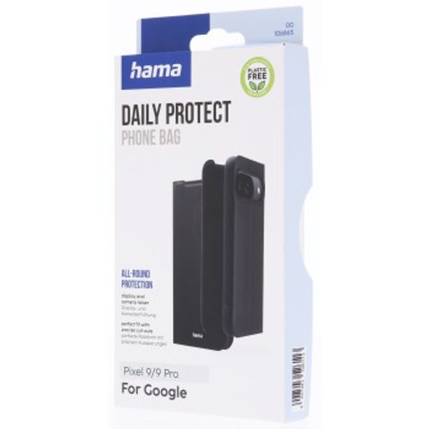 Hama Daily Protect, pouzdro-knížka pro Google Pixel 9/9 Pro, funkce stojanu, černé