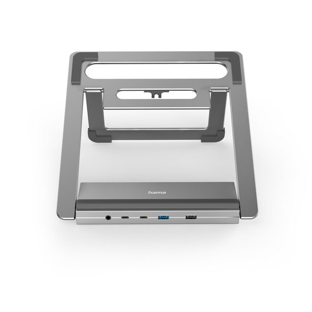 Hama USB-C dokovací stanice a stojan pro notebook Connect2Office Stand, 12 portů