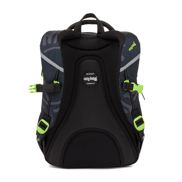 Studentský batoh OXY SCOOLER Graffiti Blue