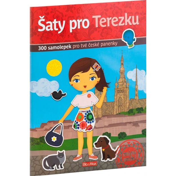 Šaty pro TEREZKU - kniha samolepek Baagl