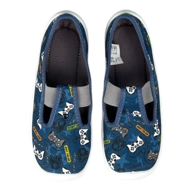 Dětská domácí obuv Befado - modré, GAME