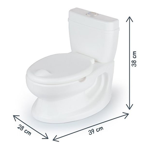 Nočník - dětská toaleta, bílá