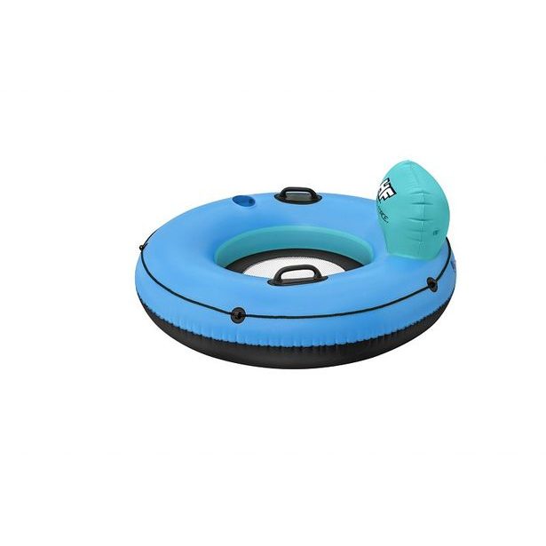Bestway Nafukovací křeslo na vodu Whitecup, průměr 106cm, modrý