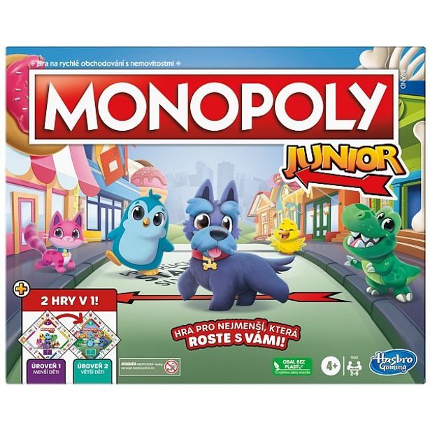 Hasbro gaming MONOPOLY Junior CZ verze